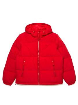 Chaqueta Lacoste Acolchada para Hombre Roja
