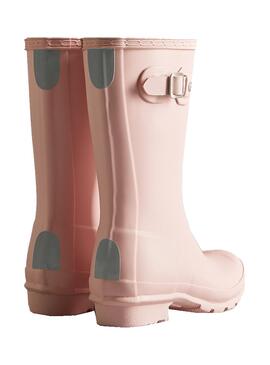 Botas Hunter Original Junior para Niña Rosa Claro