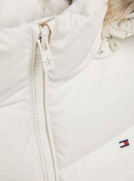 Chaqueta Tommy Hilfiger Essential para Niña Blanca