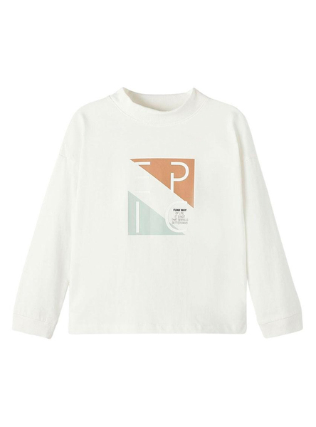 Camiseta Name It Santiago para Niño Blanca