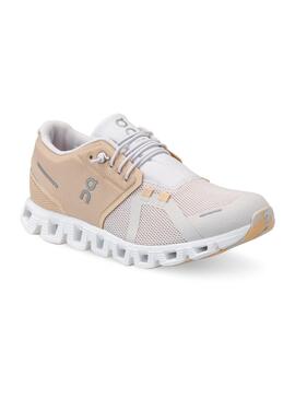 Zapatillas On Running Cloud 5 Fuse Savannah Mujer