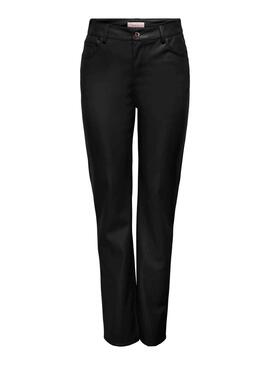 Pantalón Only Orit Faux Polipiel para Mujer Negro