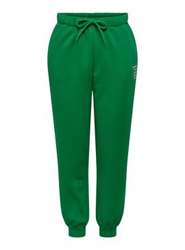 Pantalón Only Word Chándal para Mujer Verde