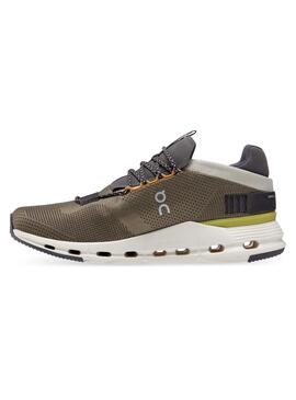 Zapatillas On Running Cloudnova Hombre Ivy Eclipse