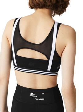 Top Deportivo Lacoste Sport para Mujer Negro