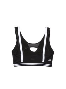 Top Deportivo Lacoste Sport para Mujer Negro