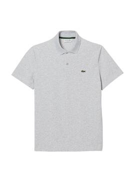 Polo Lacoste Regular Fit para Hombre Gris