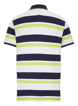 Polo Tommy Jeans Rayas Multicolor Hombre