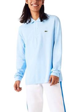 Polo Lacoste Classic Fit para Hombre Azul