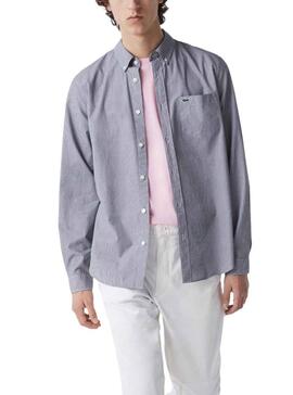 Camisa Lacoste Estampado Cuadros para Hombre 