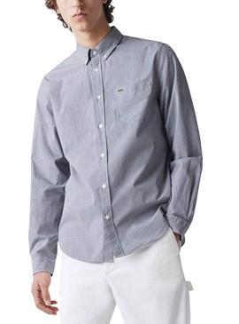 Camisa Lacoste Estampado Cuadros para Hombre 