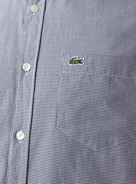 Camisa Lacoste Estampado Cuadros para Hombre 