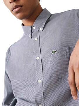 Camisa Lacoste Estampado Cuadros para Hombre 