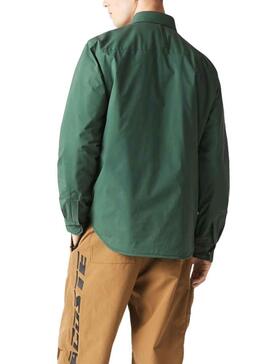 Chaqueta Lacoste Sobrecamisa para Hombre Verde