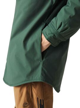 Chaqueta Lacoste Sobrecamisa para Hombre Verde