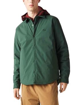 Chaqueta Lacoste Sobrecamisa para Hombre Verde