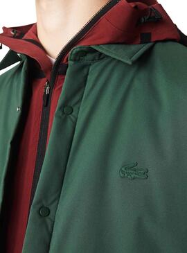 Chaqueta Lacoste Sobrecamisa para Hombre Verde