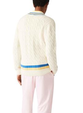 Jersey Lacoste Tricot para Hombre Blanco