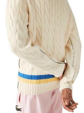Jersey Lacoste Tricot para Hombre Blanco