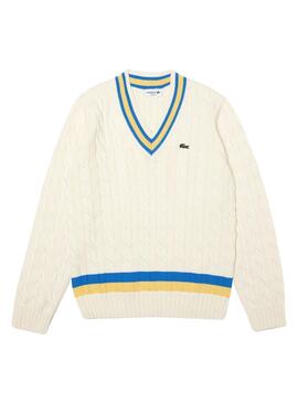 Jersey Lacoste Tricot para Hombre Blanco