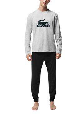 Pijama Lacoste Cocodrilo para Hombre Marino