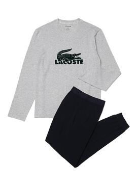 Pijama Lacoste Cocodrilo para Hombre Marino