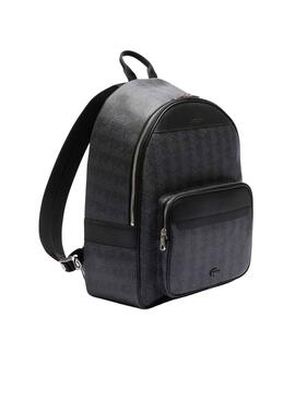 Mochila Lacoste Monogram para Hombre Negra