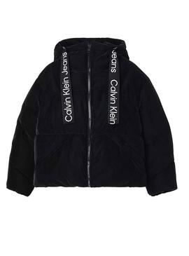 Chaqueta Calvin Klein Corta para Mujer Negra