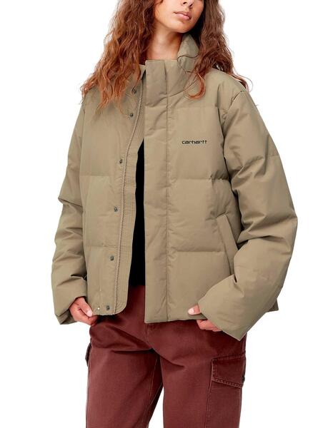 Cerdito medianoche Talentoso Chaqueta Carhartt Acolchada para Mujer Marrón