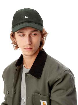 Gorra Carhartt Harlem Pana para Hombre Negra