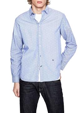 Camisa Pepe Jeans Lawson Azul Hombre