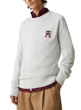 Sudadera Tommy Hilfiger Monogram para Hombre Gris