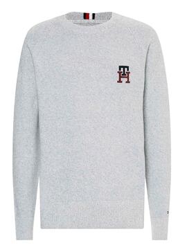 Sudadera Tommy Hilfiger Monogram para Hombre Gris