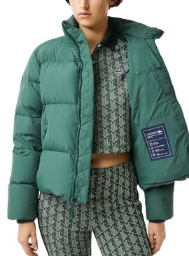 Chaqueta Lacoste Plumón para Mujer Verde