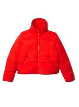 Chaqueta Lacoste Plumón para Mujer Roja