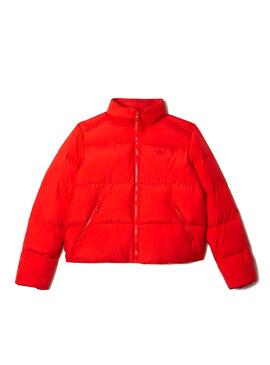 Chaqueta Lacoste Plumón para Mujer Roja