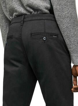 Pantalón Pepe Jeans Charly Slim para Hombre Negro