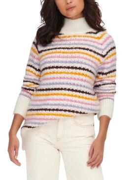 Jersey Only Haley Rayas para Mujer Multicolor