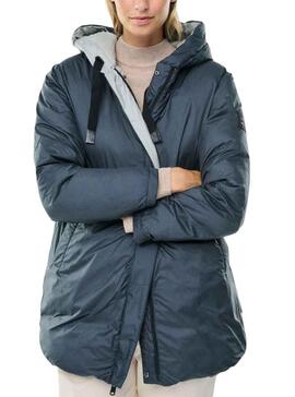 Chaqueta Ecoalf Noiralf Reversible para Mujer Gris