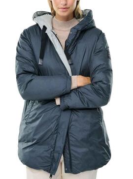 Chaqueta Ecoalf Noiralf Reversible para Mujer Gris