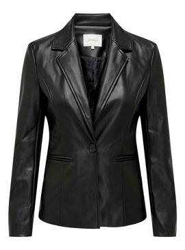 Blazer Only Orit Polipiel para Mujer Negra