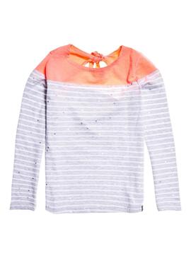 Camiseta Superdry Conversational Gris Para Mujer