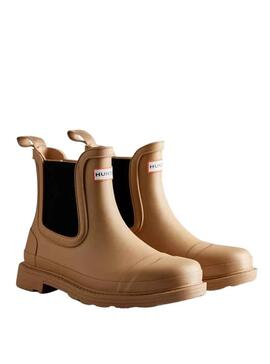 Bota Hunter Commando Chelsea para Mujer Camel