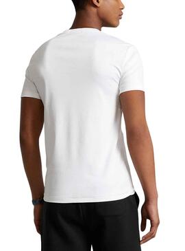 Camiseta Polo Ralph Lauren Básico Mujer Blanca