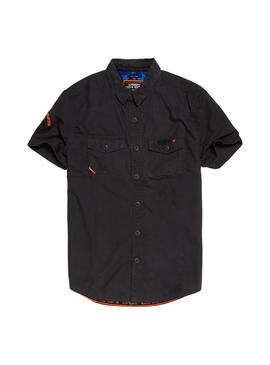 Camisa Superdry Rookie Parachute Negro Hombre