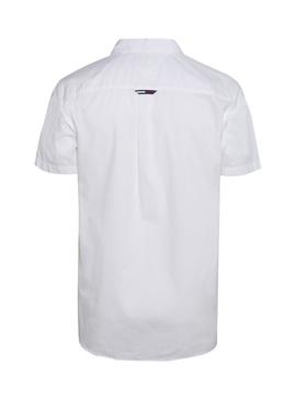 Camisa Tommy Jeans Clasico Blanco Hombre