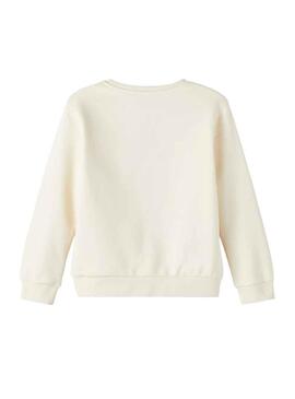 Sudadera Name It Ralinse Loose para Niña Beige