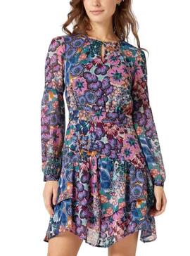 Vestido Naf Naf Flores para Mujer Multicolor