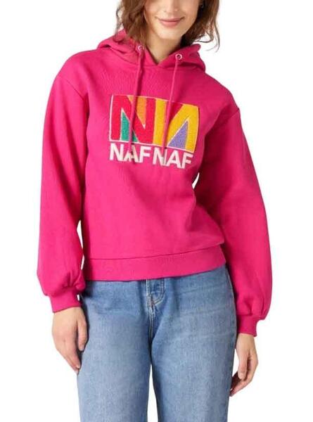 SUDADERA CON CREMALLERA MUJER NAFNAF