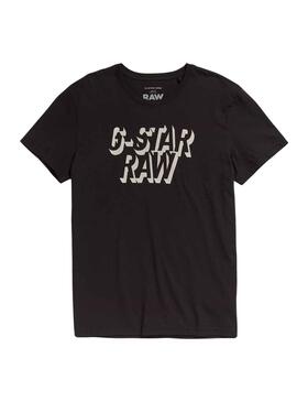 Camiseta G Star Retro Shadow para Hombre Negra